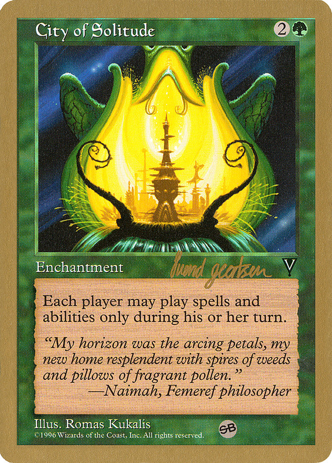 City of Solitude (Svend Geertsen) (SB) [World Championship Decks 1997] | Card Citadel