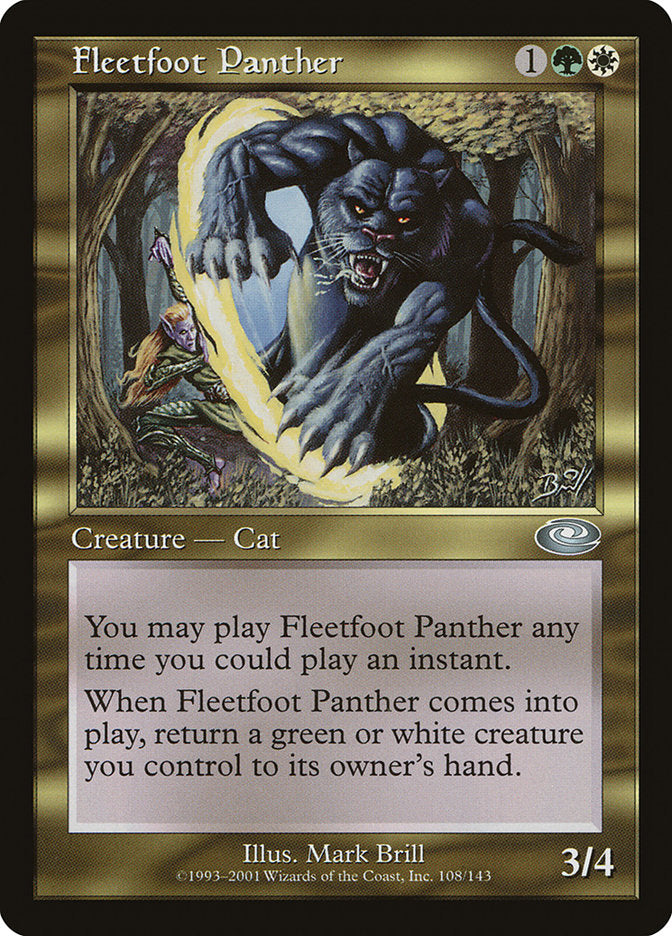 Fleetfoot Panther [Planeshift] | Card Citadel