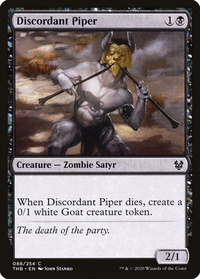 Discordant Piper [Theros Beyond Death] | Card Citadel