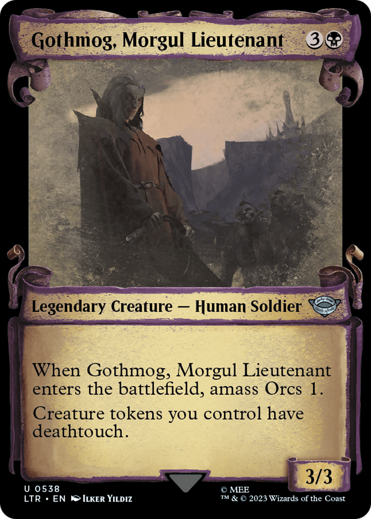 Gothmog, Morgul Lieutenant [The Lord of the Rings: Tales of Middle-Earth Showcase Scrolls] | Card Citadel