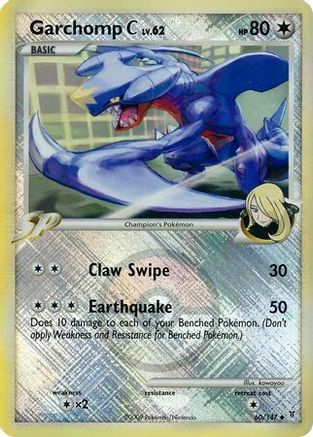 Garchomp C (60/147) (League Promo) [Platinum: Supreme Victors] | Card Citadel