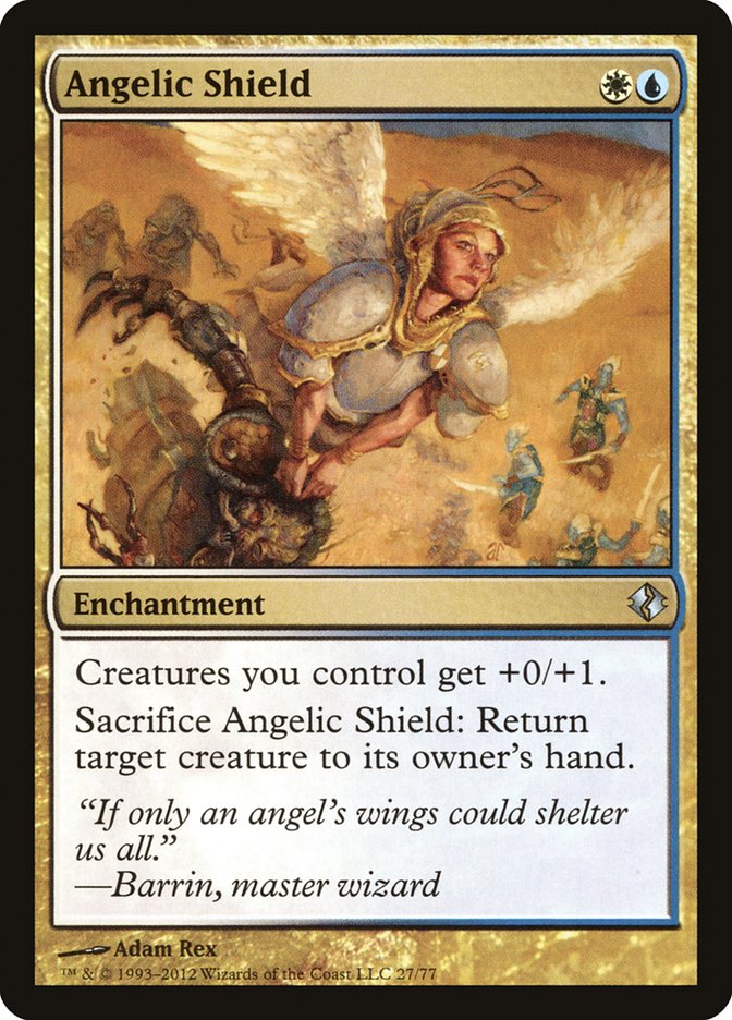 Angelic Shield [Duel Decks: Venser vs. Koth] | Card Citadel