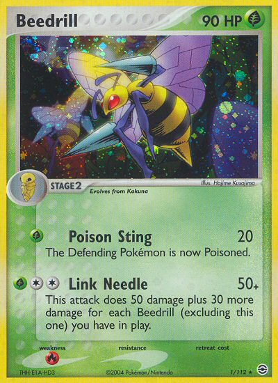 Beedrill (1/112) [EX: FireRed & LeafGreen] | Card Citadel