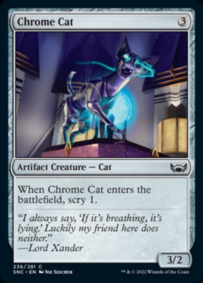 Chrome Cat [Streets of New Capenna] | Card Citadel
