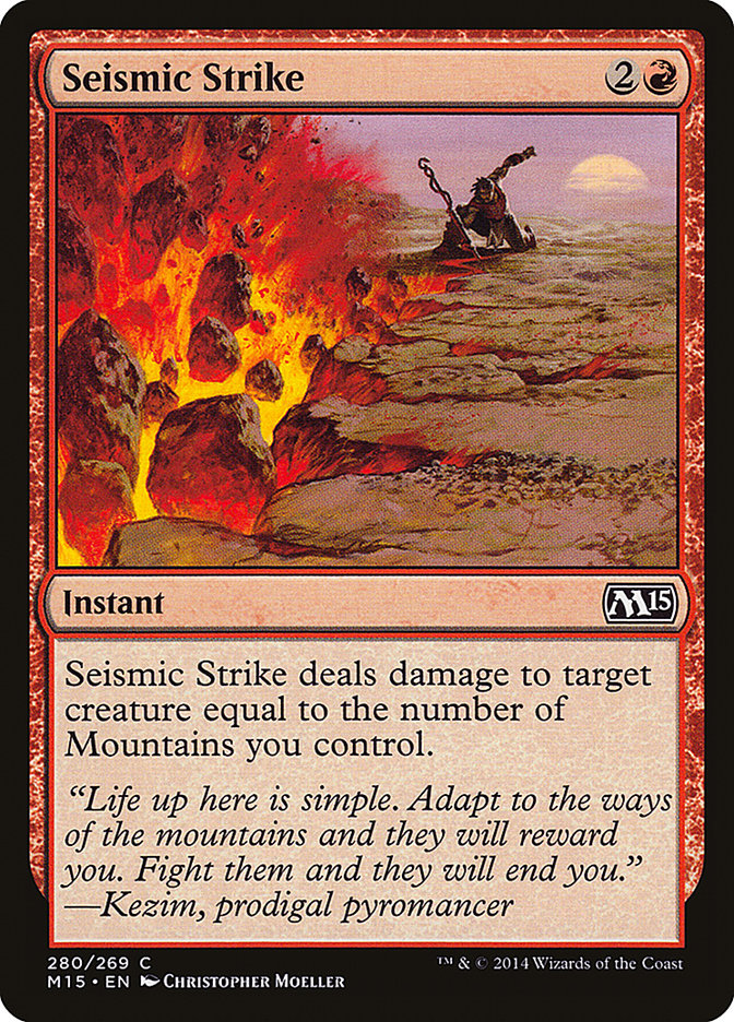 Seismic Strike [Magic 2015] | Card Citadel