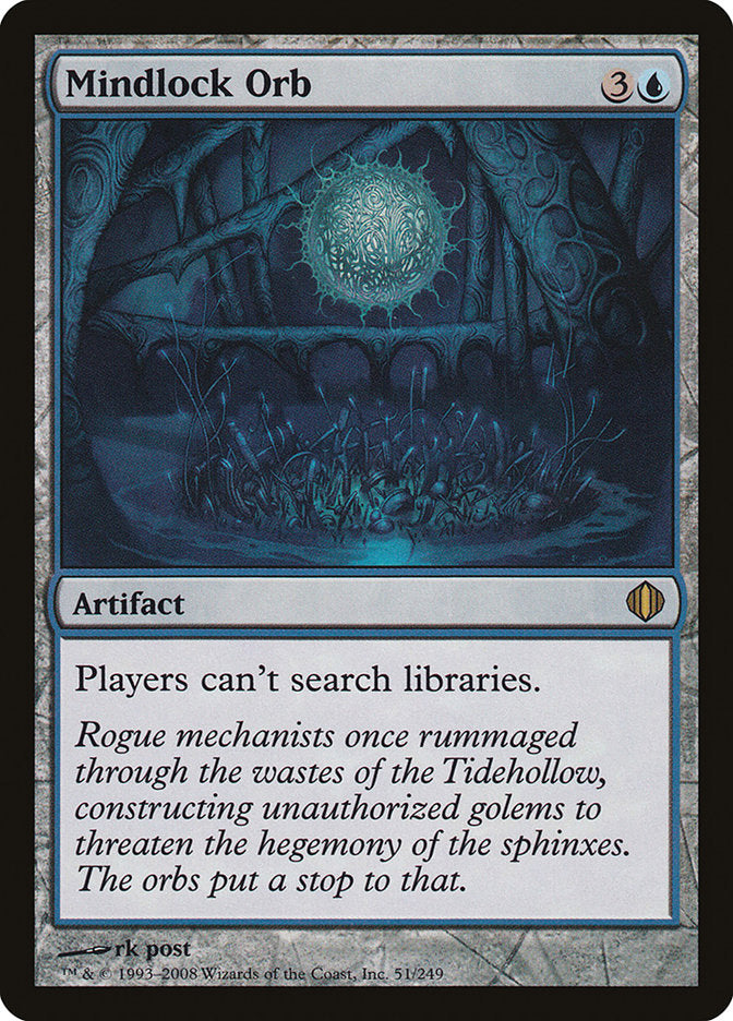 Mindlock Orb [Shards of Alara] | Card Citadel