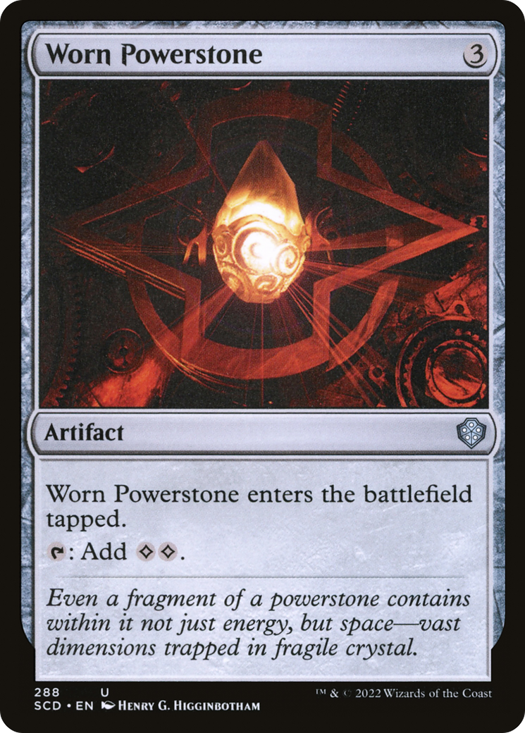 Worn Powerstone [Starter Commander Decks] | Card Citadel