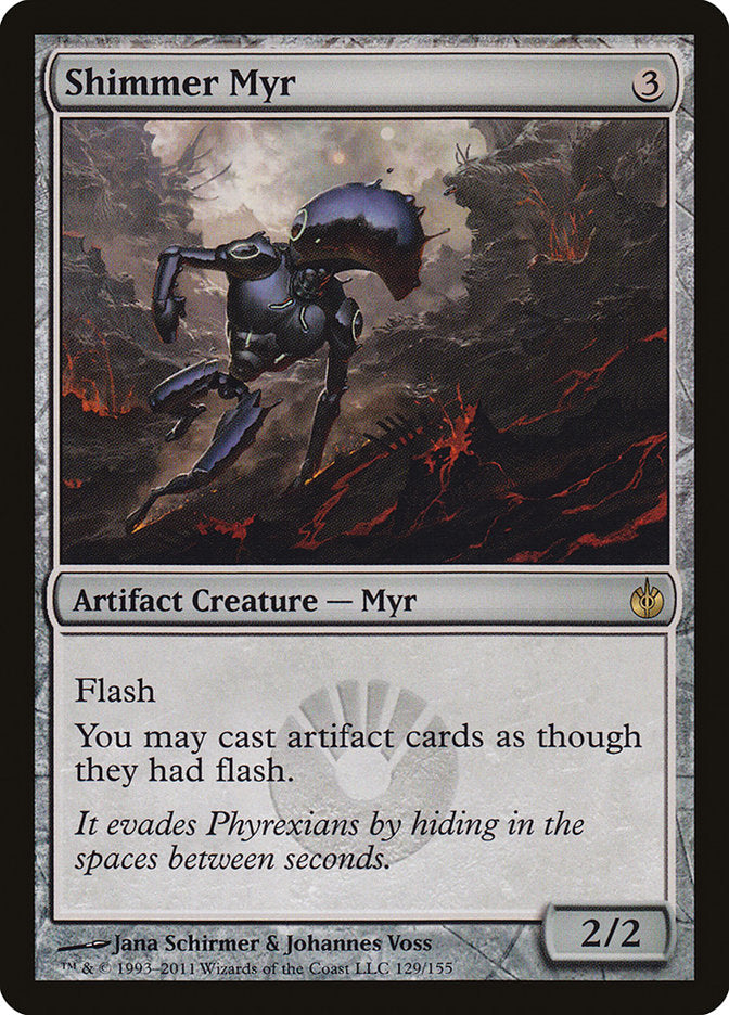 Shimmer Myr [Mirrodin Besieged] | Card Citadel