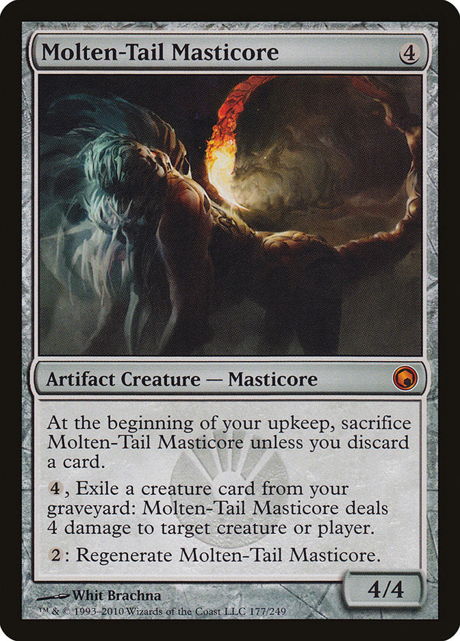 Molten-Tail Masticore [Scars of Mirrodin] | Card Citadel