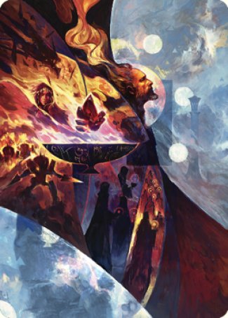 Urza's Command Art Card [The Brothers' War Art Series] | Card Citadel