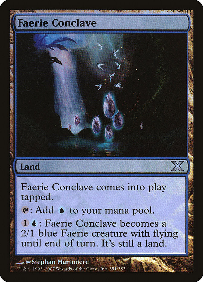 Faerie Conclave (Premium Foil) [Tenth Edition] | Card Citadel