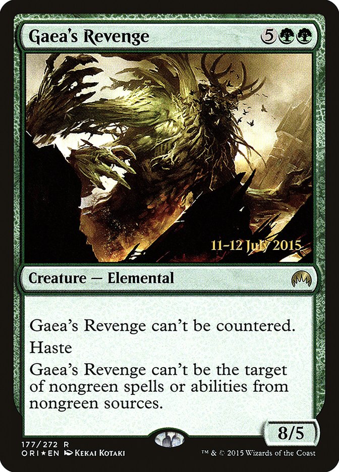 Gaea's Revenge [Magic Origins Promos] | Card Citadel
