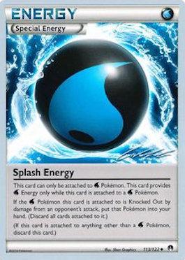 Splash Energy (113/122) (Ninja Blitz - Cody Walinski) [World Championships 2016] | Card Citadel