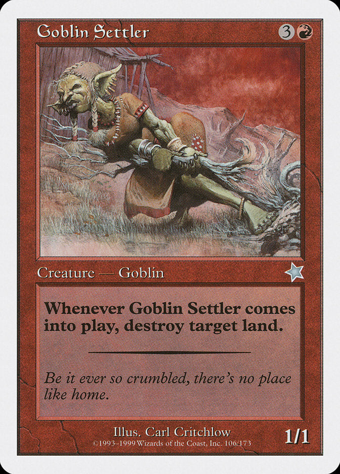 Goblin Settler [Starter 1999] | Card Citadel