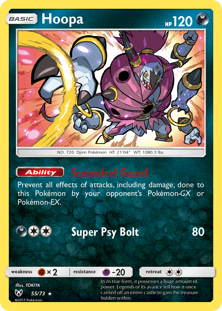 Hoopa (55/73) [Sun & Moon: Shining Legends] | Card Citadel