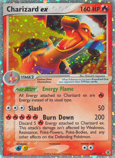 Charizard ex (105/112) [EX: FireRed & LeafGreen] | Card Citadel