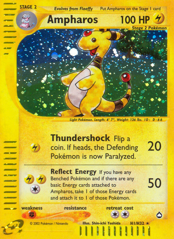 Ampharos (H1/H32) [Aquapolis] | Card Citadel