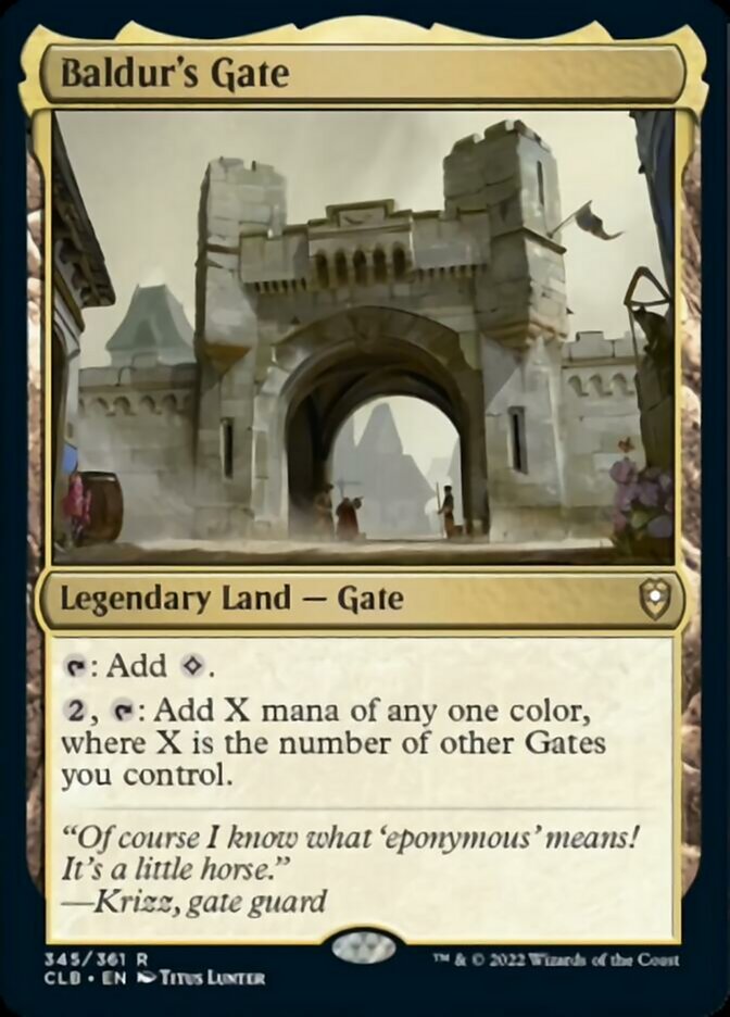 Baldur's Gate [Commander Legends: Battle for Baldur's Gate] | Card Citadel