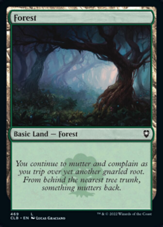 Forest (469) [Commander Legends: Battle for Baldur's Gate] | Card Citadel