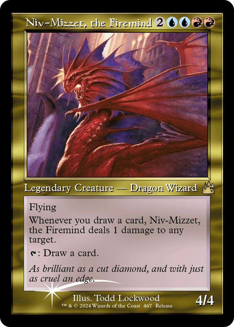 Niv-Mizzet, the Firemind (Retro Frame) [Ravnica Remastered] | Card Citadel