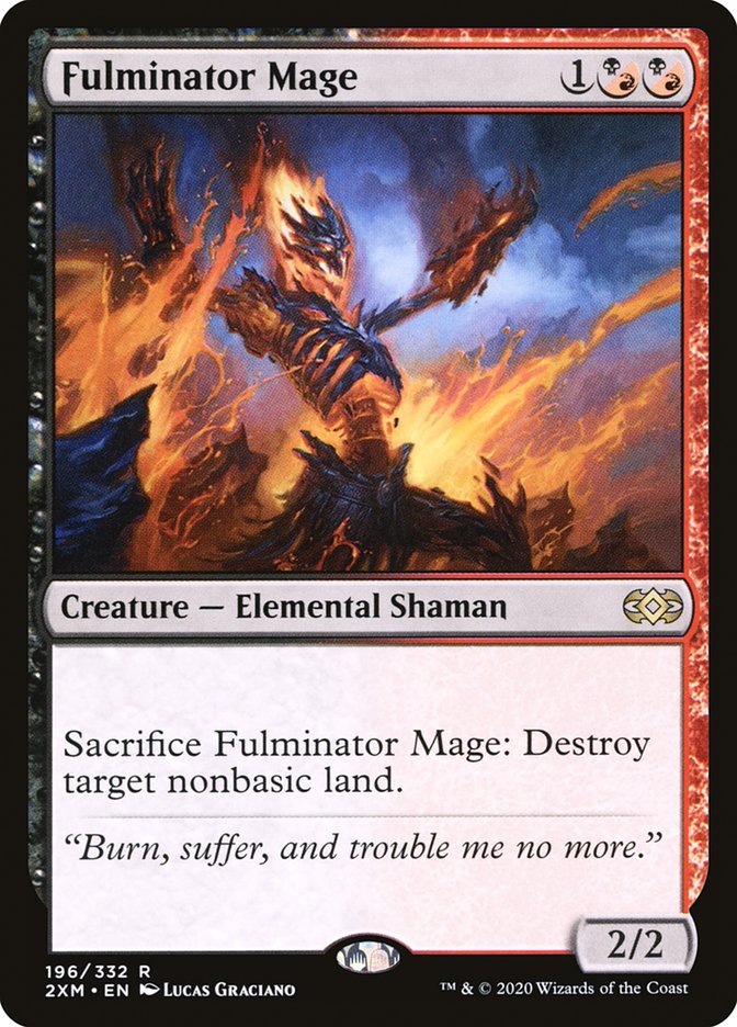 Fulminator Mage [Double Masters] | Card Citadel
