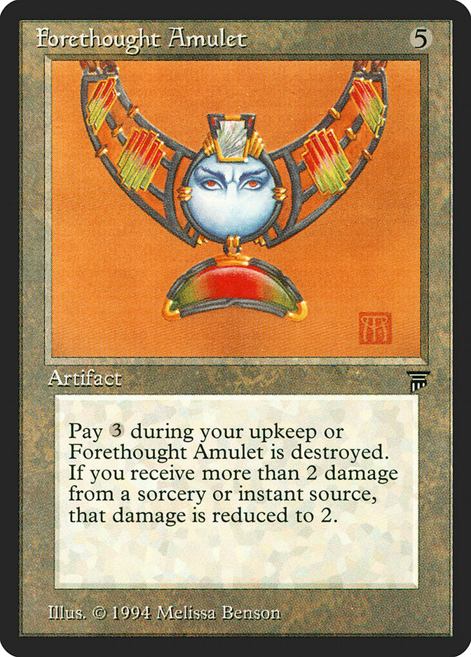 Forethought Amulet [Legends] | Card Citadel