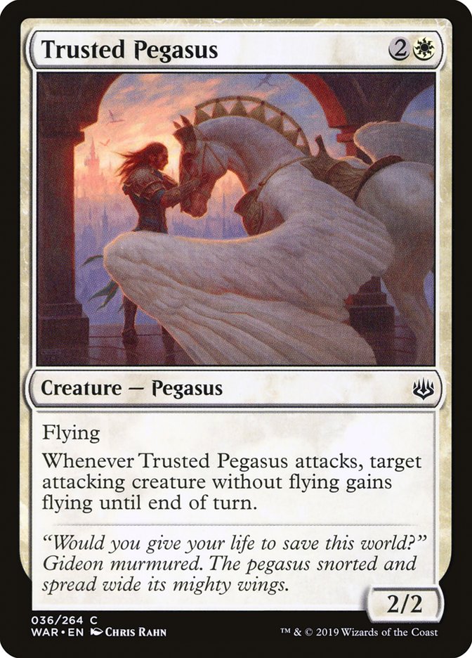 Trusted Pegasus [War of the Spark] | Card Citadel