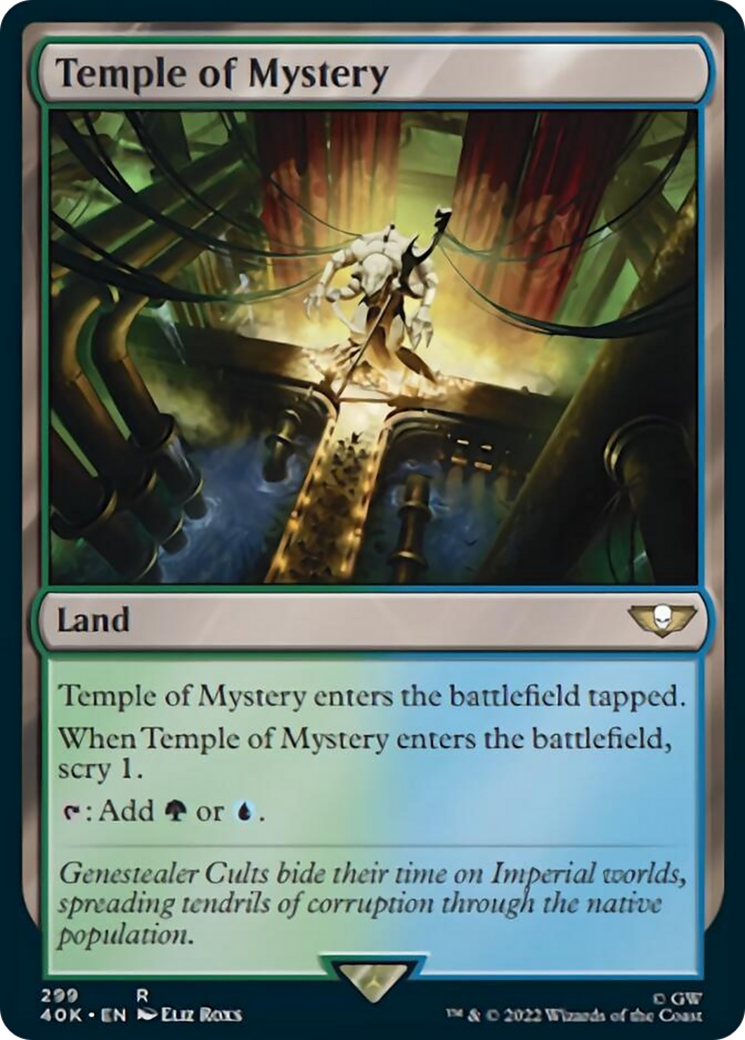 Temple of Mystery (Surge Foil) [Universes Beyond: Warhammer 40,000] | Card Citadel