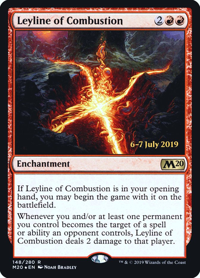 Leyline of Combustion  [Core Set 2020 Prerelease Promos] | Card Citadel