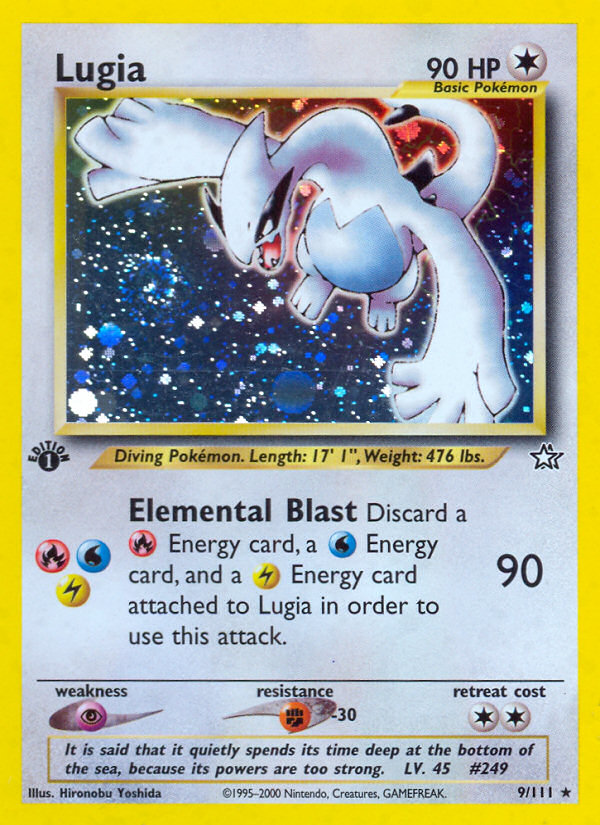 Lugia (9/111) [Neo Genesis 1st Edition] | Card Citadel