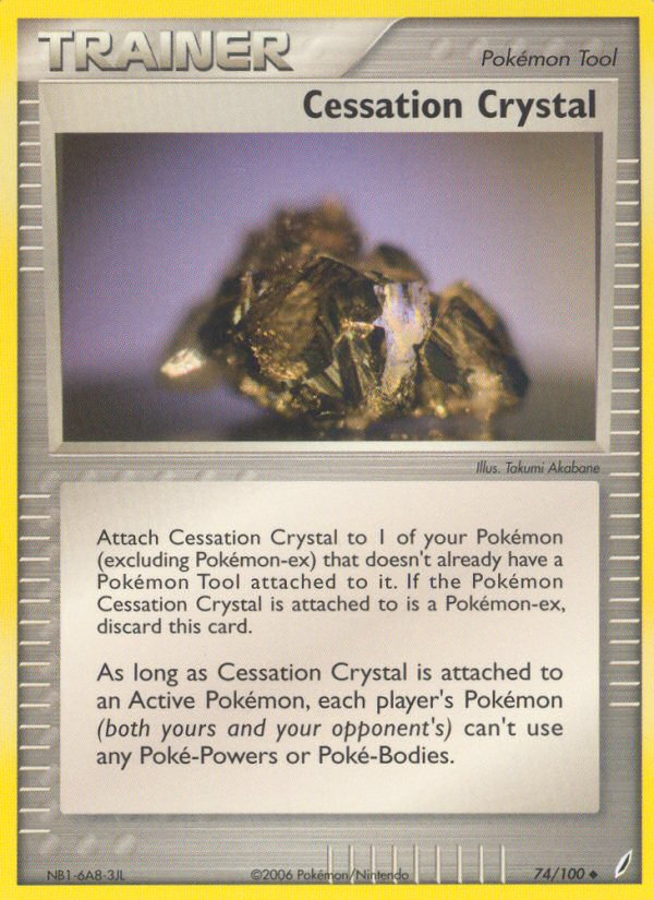 Cessation Crystal (74/100) [EX: Crystal Guardians] | Card Citadel