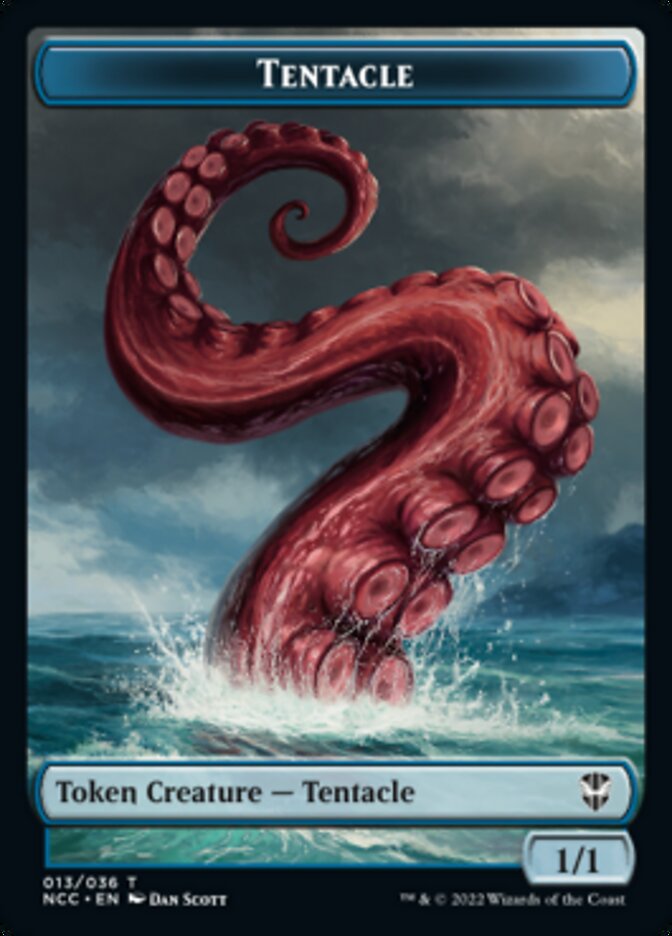 Tentacle // Clue Double-sided Token [Streets of New Capenna Commander Tokens] | Card Citadel