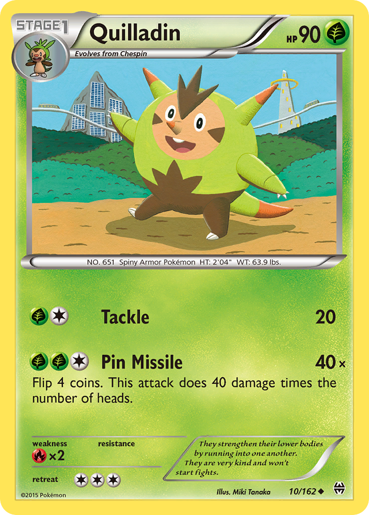 Quilladin (10/162) [XY: BREAKthrough] | Card Citadel