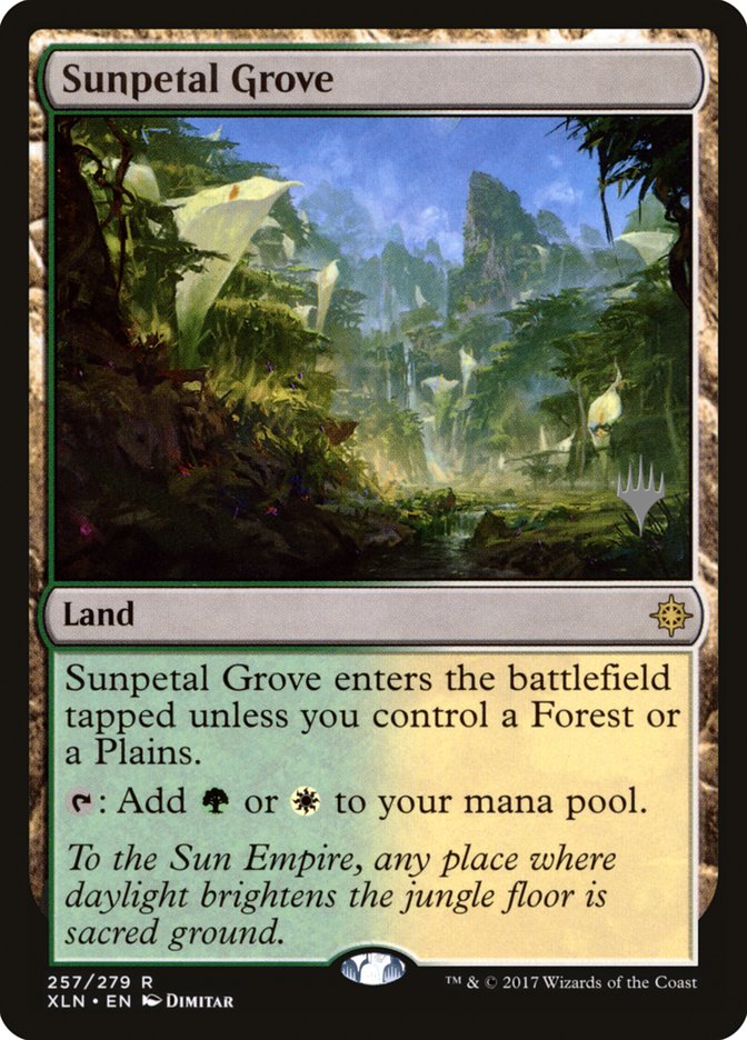 Sunpetal Grove [Ixalan Promos] | Card Citadel