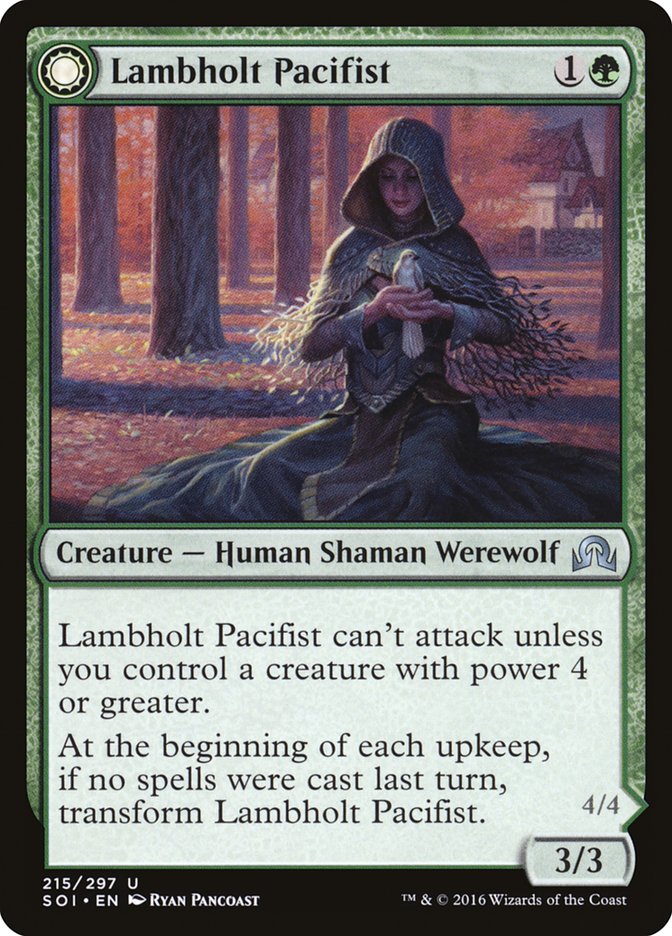 Lambholt Pacifist // Lambholt Butcher [Shadows over Innistrad] | Card Citadel