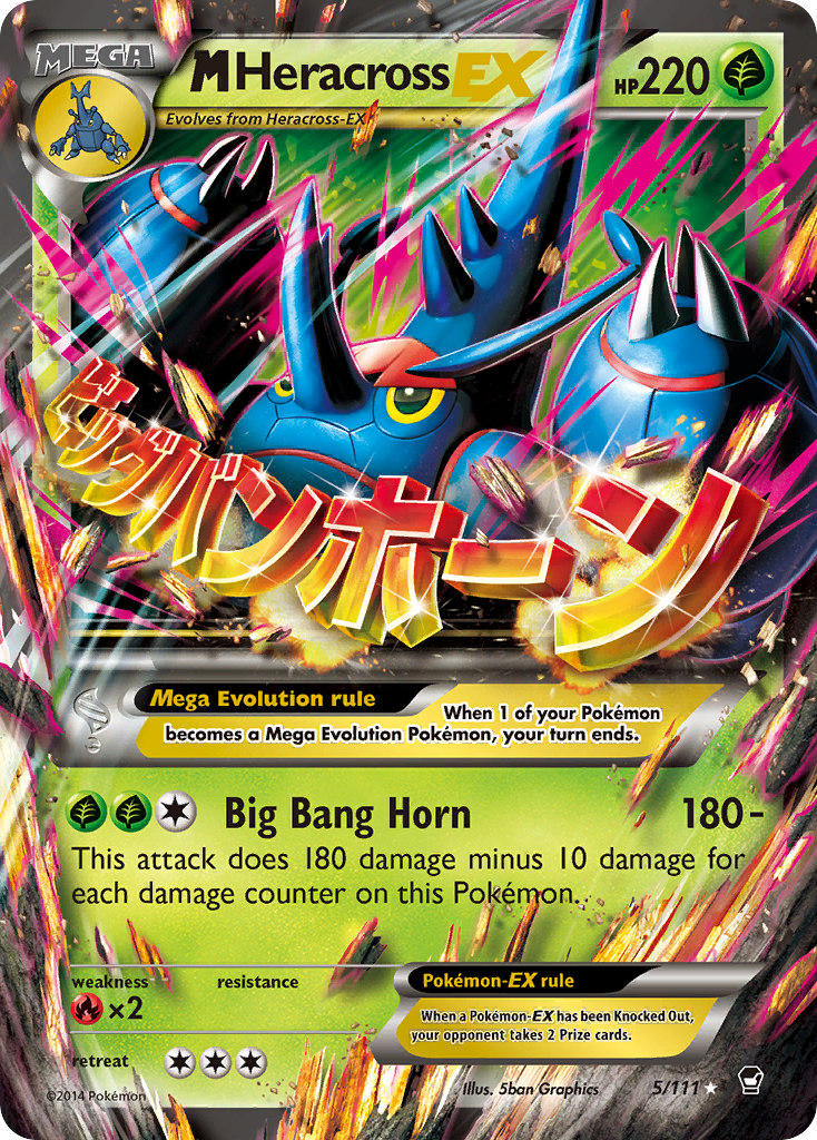 M Heracross EX (5/111) [XY: Furious Fists] | Card Citadel