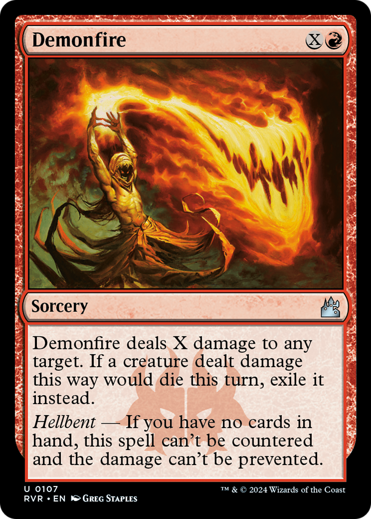 Demonfire [Ravnica Remastered] | Card Citadel