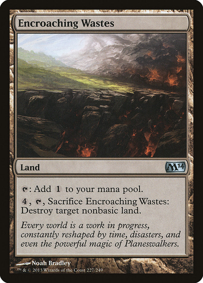 Encroaching Wastes [Magic 2014] | Card Citadel