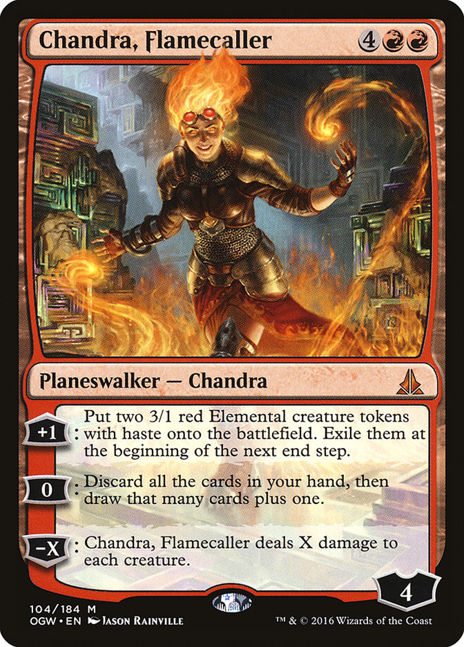 Chandra, Flamecaller [Oath of the Gatewatch] | Card Citadel