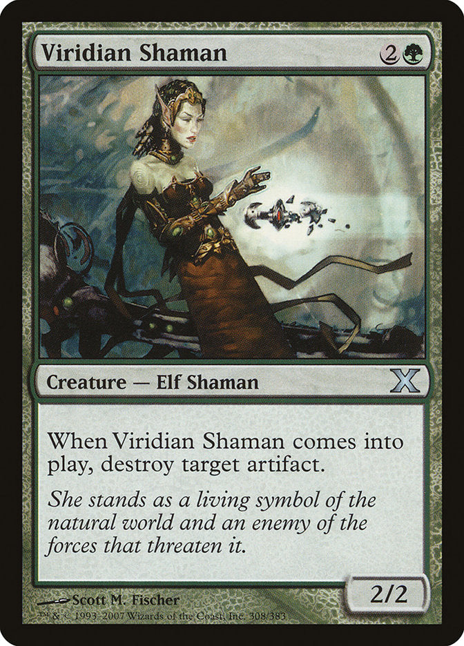 Viridian Shaman [Tenth Edition] | Card Citadel