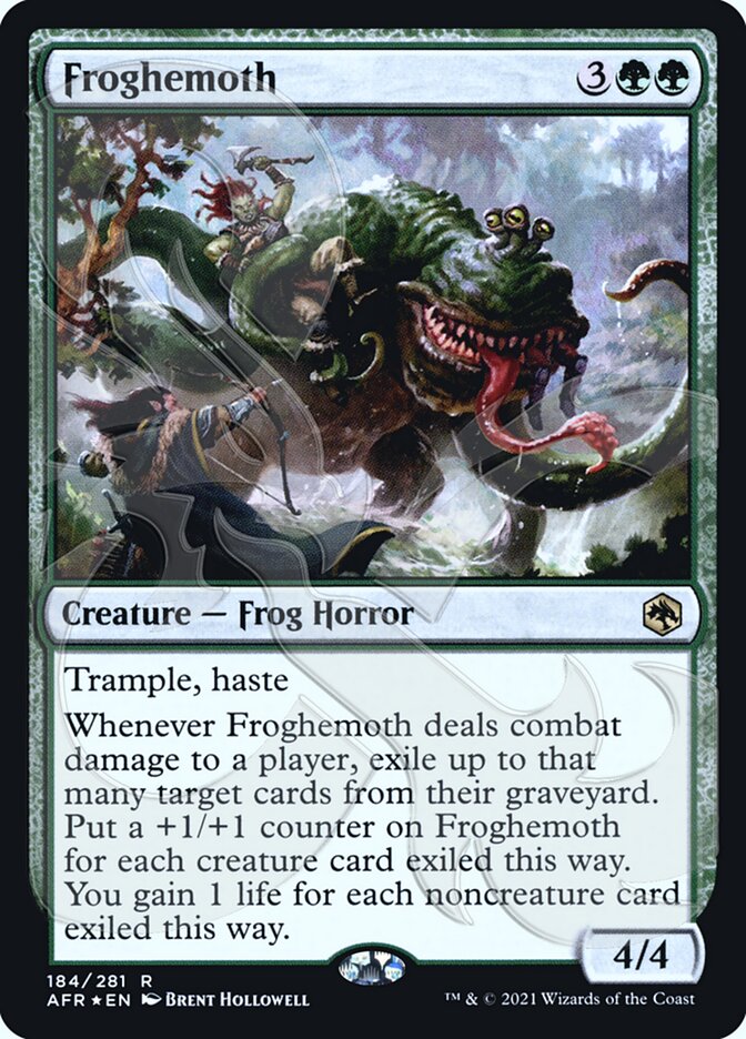 Froghemoth (Ampersand Promo) [Dungeons & Dragons: Adventures in the Forgotten Realms Promos] | Card Citadel