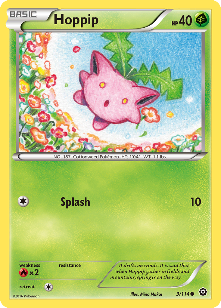 Hoppip (3/114) [XY: Steam Siege] | Card Citadel