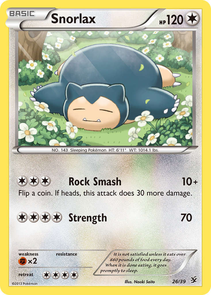 Snorlax (26/39) [XY: Kalos Starter Set] | Card Citadel