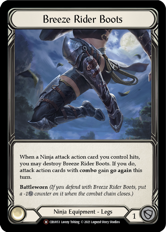 Breeze Rider Boots (Rainbow Foil) [CRU053-RF] Unlimited Rainbow Foil | Card Citadel