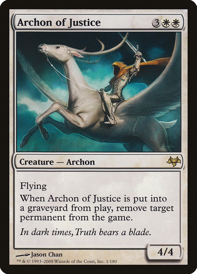 Archon of Justice [Eventide] | Card Citadel
