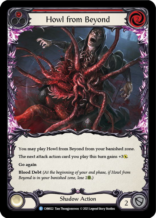 Howl from Beyond (Red) [CHN022] (Monarch Chane Blitz Deck) | Card Citadel