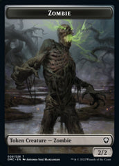 Saproling // Zombie Double-sided Token [Dominaria United Tokens] | Card Citadel