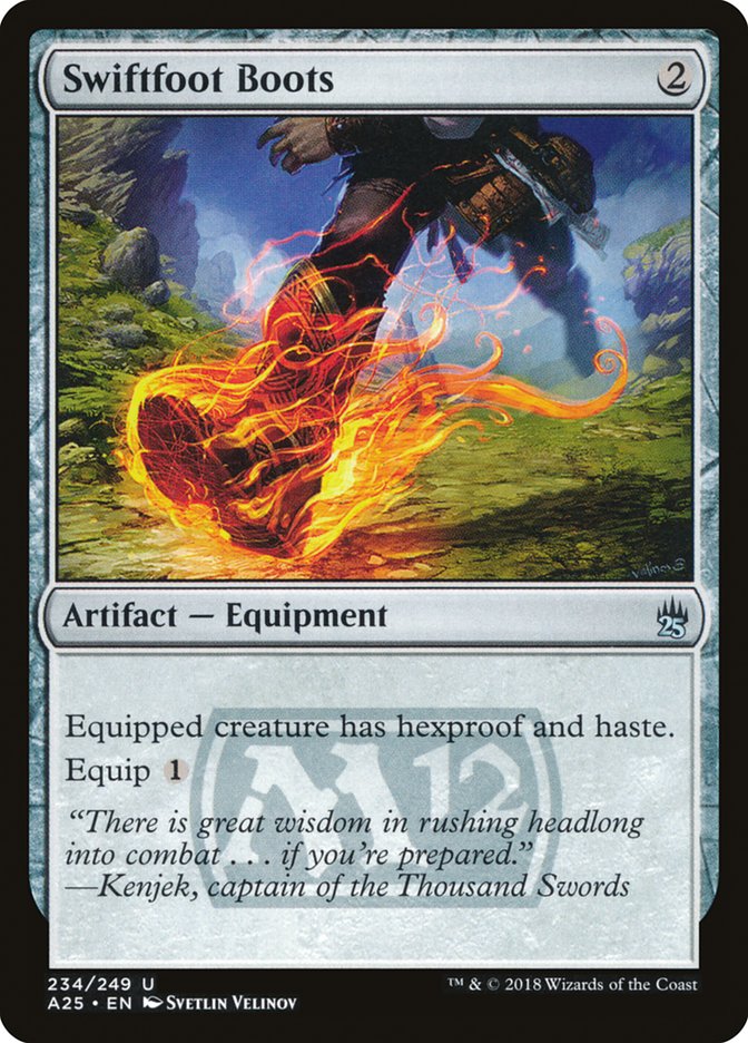 Swiftfoot Boots [Masters 25] | Card Citadel