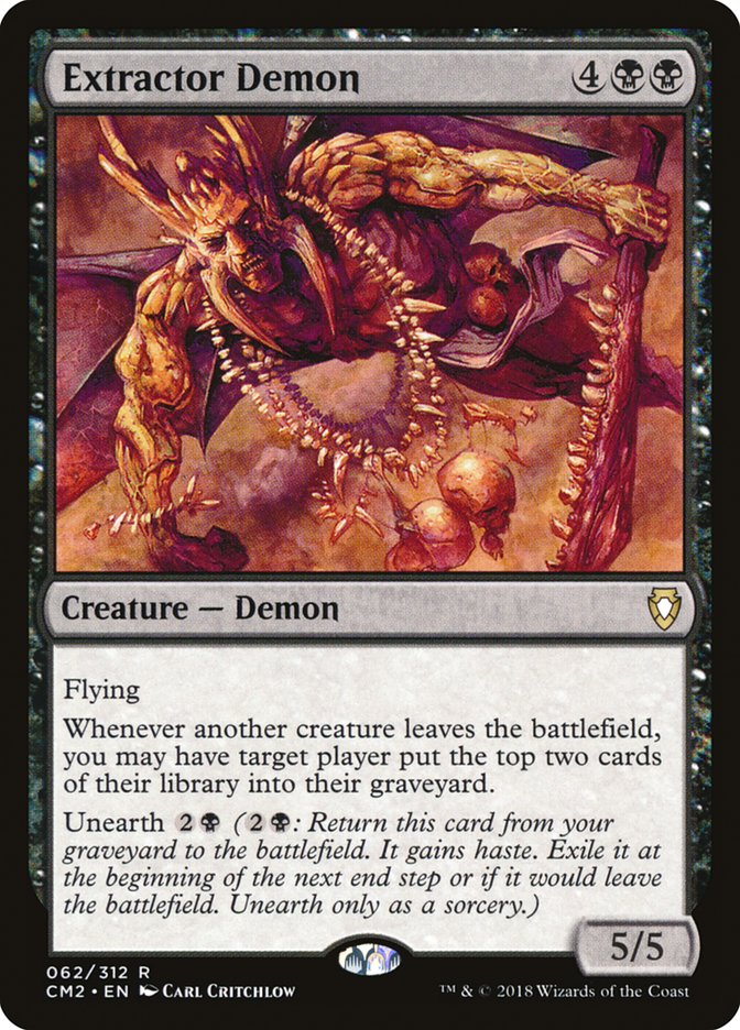 Extractor Demon [Commander Anthology Volume II] | Card Citadel