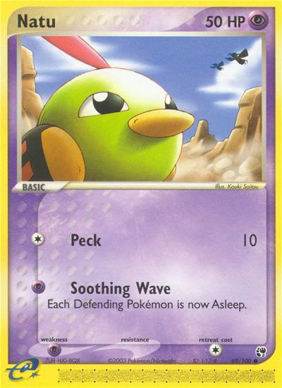 Natu (69/100) [EX: Sandstorm] | Card Citadel